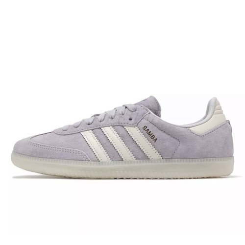 Adidas Samba OG Shoes Silver Dawn Purple IG6176 Mens Size
