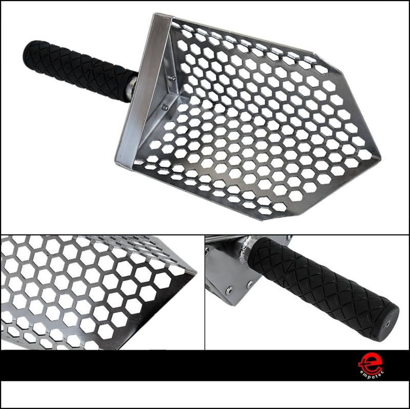 Sand Scoop Acier Se-4 Empotec Pelle PerforÃ© Tamis Sable DÃ©Tecteur De MÃ©Taux