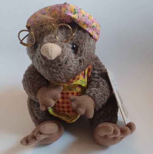 Vintage 1997 Hallmark Storybook Friends Plush Myra Mole Stuffed Animal With Tags