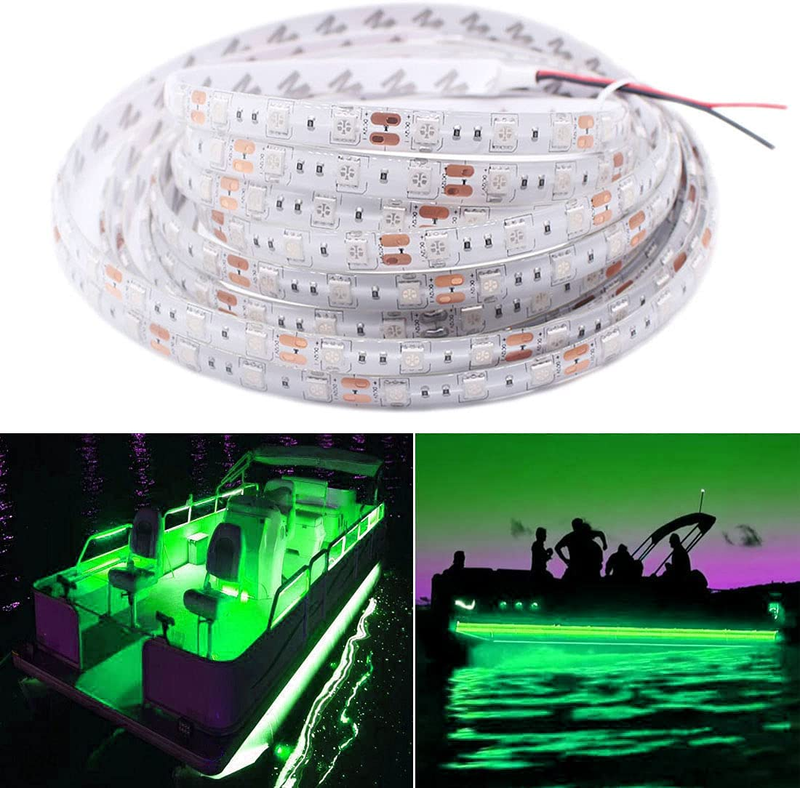Pontoon Boat Light, Marine Led Light Strip for Duck Jon Bass Boat Sailboat Kayak