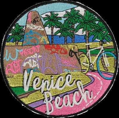 NEW Stoney Clover Venice Beach LA DESTINATION TRAVEL Sticker PATCH Embroidery