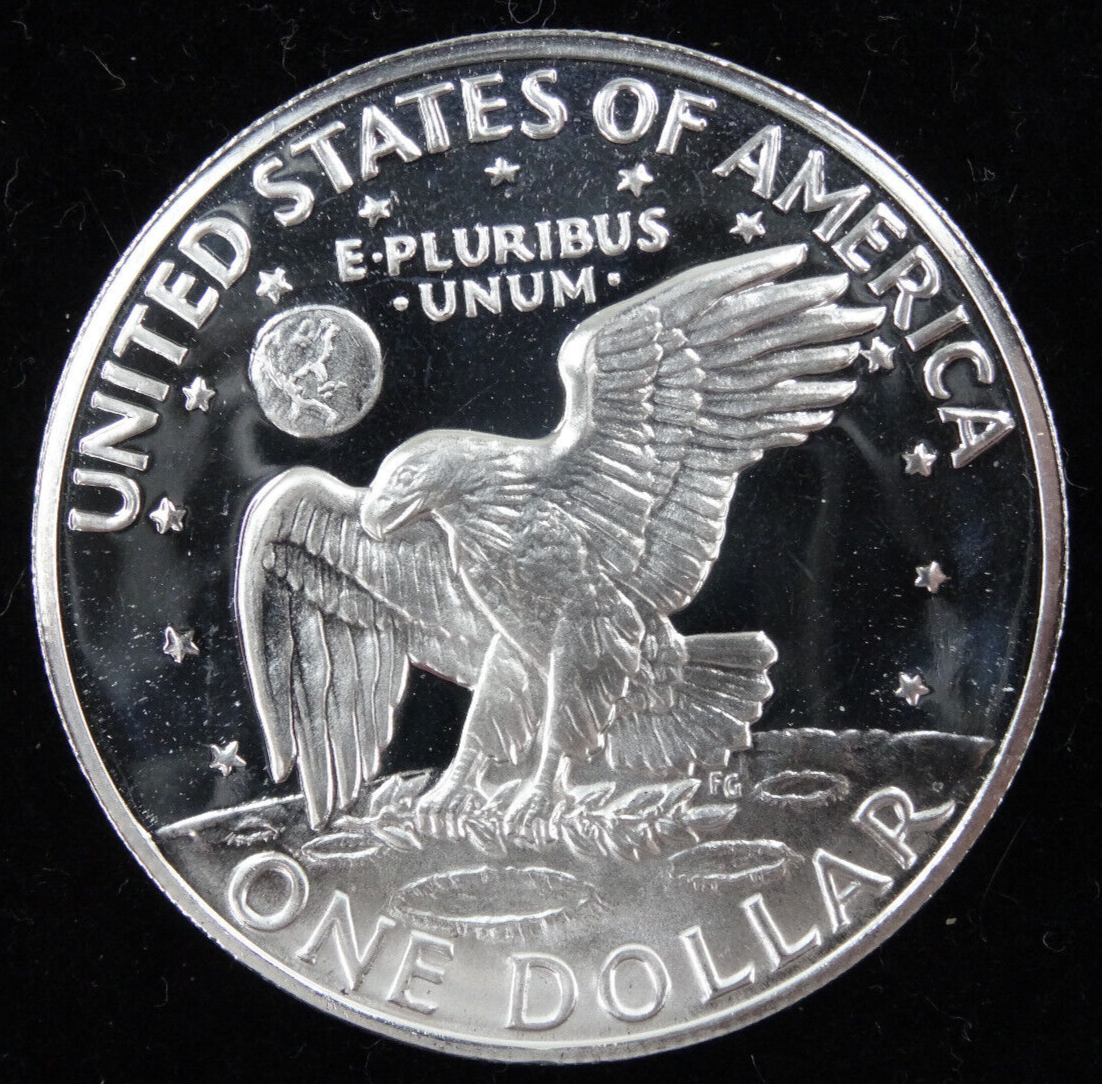 1973-S Eisenhower Silver Dollar Proof 40% Silver $1 US Mint Coin