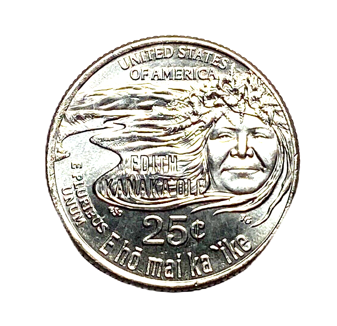 QQQエディ 2023 P Edith Kanaka'Ole American Women Quarter Uncirculated