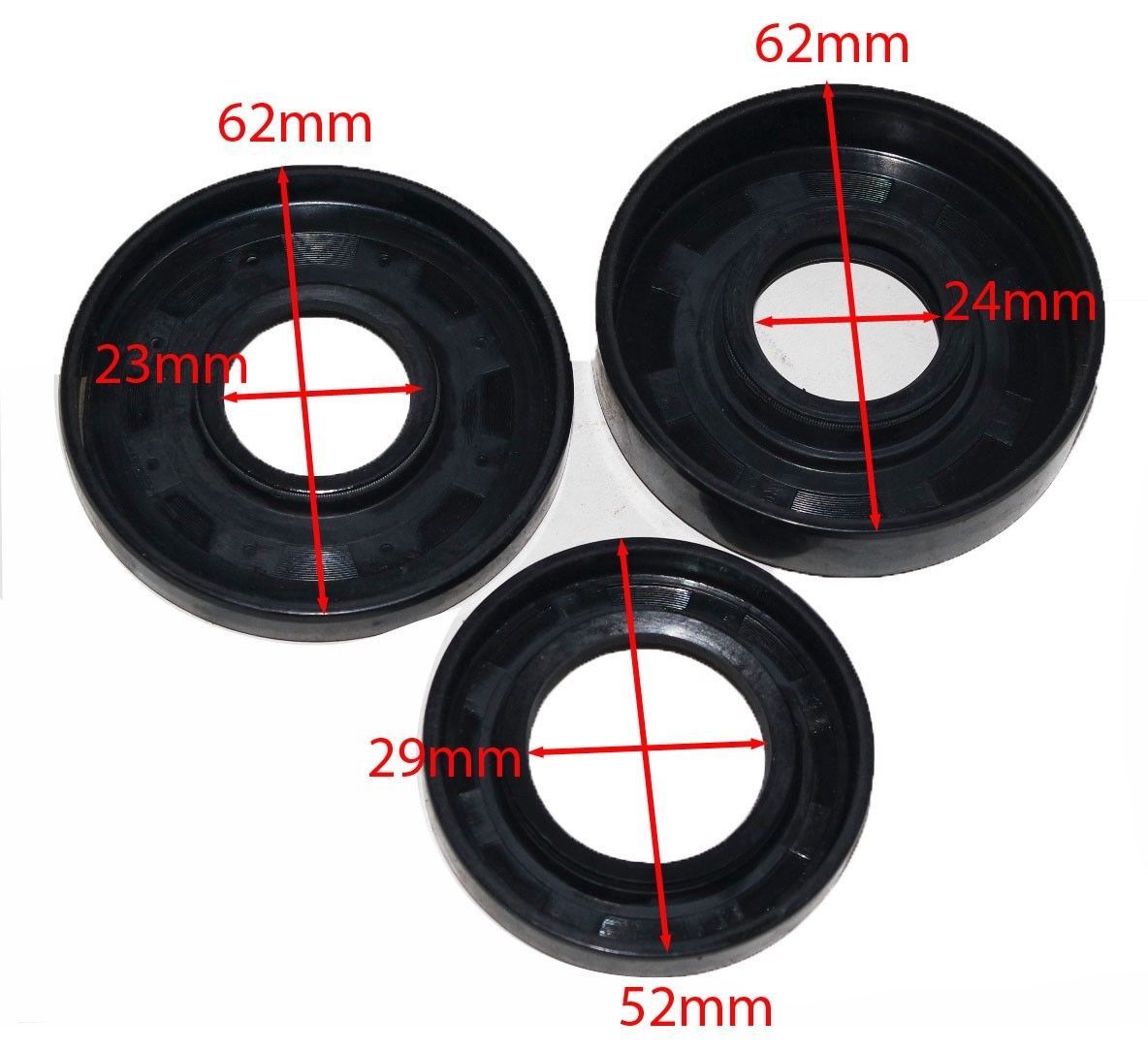 Seal Kit Engine Oil Set of 3 Units for Jawa 250 Yezdi Models  