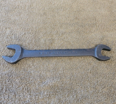 Williams Double Open End Wrench Sae 7/8'' 3/4'' BW 731A Black USA Tool