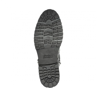 Pre-owned Harley-davidson Women's Carrigan Boot Metallic Grey - D87301, Metallic Grey In Gray