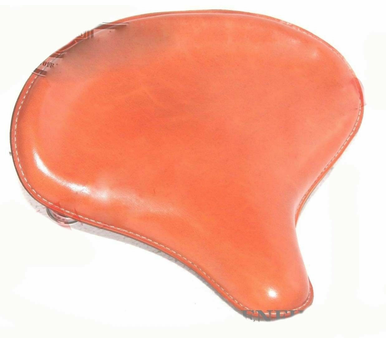 Fits Royal Enfield Classic 350 500 Front Driver Seat Bottom Leather Covered 