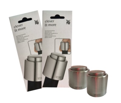 2 Stück WMF Weinflaschenverschluss Clever & More Edelstahl rostfrei - 2 Stück
