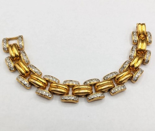 ■VINTAGE HOLLYWOOD■ Square Bold Chain Bracelet VH24NNBR170 41Sf00bm5lL.jpg