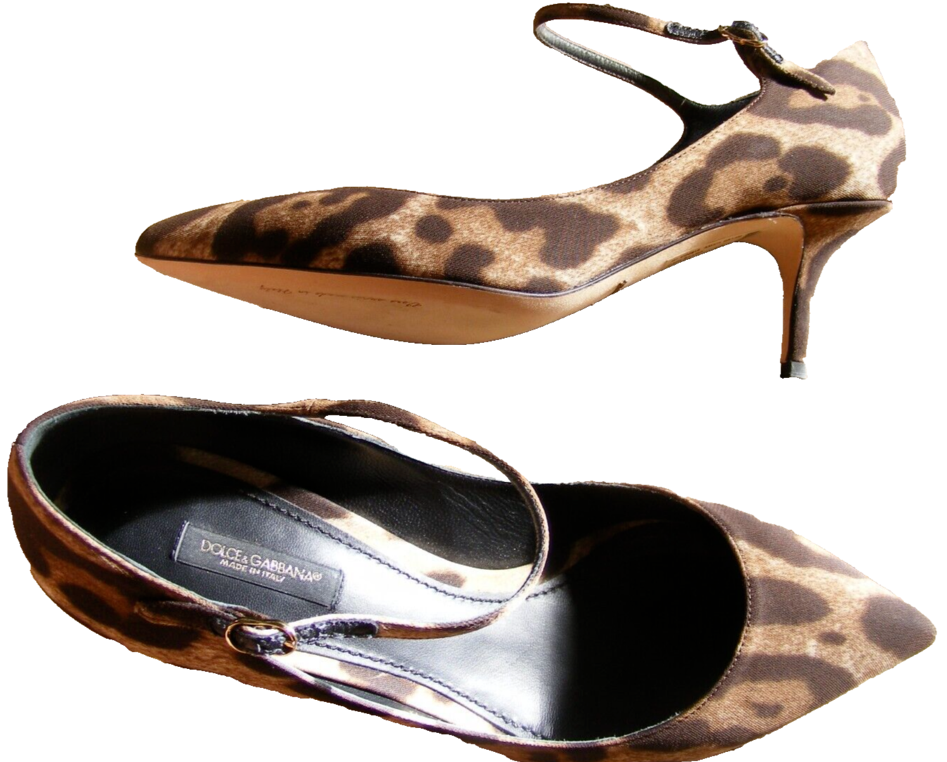 DOLCE & GABBANA レオパード メリージェーン 365 DOLCE & GABBANA LEOPARD MARY JANES Low Heels $850,00 Size