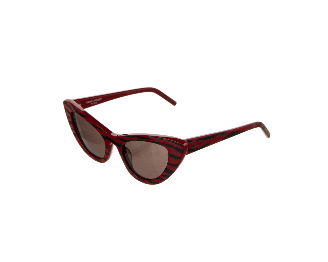 Pre-owned Saint Laurent Lily Cat-eye Tinted Sunglasses Sl 213 In Gray