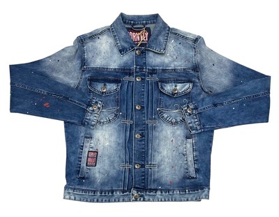 

Мужская джинсовая куртка Born Fly Dark Stone Wash
