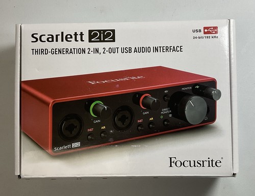 For Focusrite Scarlett 2i2 3rd Generation 2-in, 2-out USB