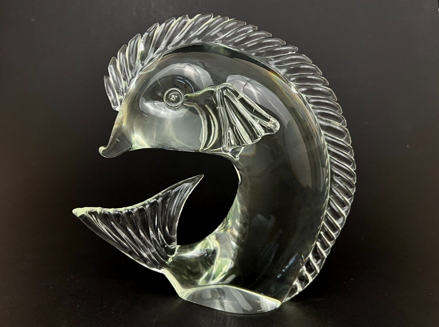 VTG Licio Zanetti Signed Murano Hand Blown Glass Fish