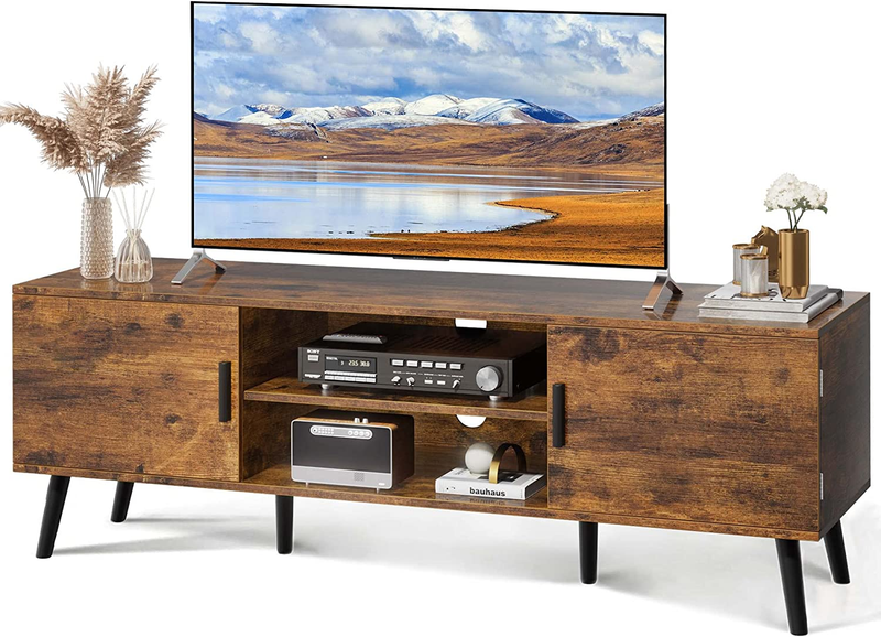 Cabinet For 55 Inch Flat Screen Entertainment Center Led Media Console