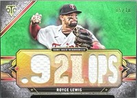 2024 Topps Triple Threads - Royce Lewis #TTR-ROY3
