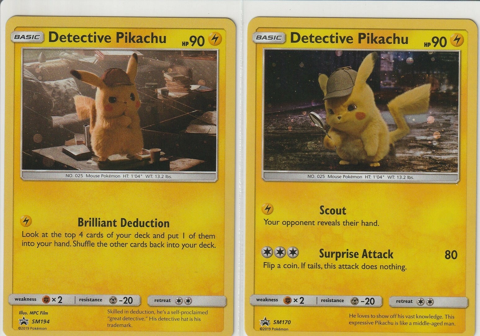 Detective Pikachu Sm194 Promo Psa 10 Gem Mint Holo Rare