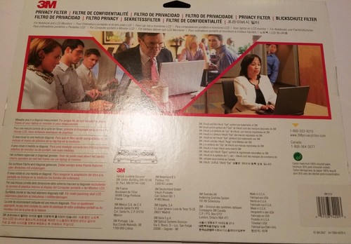 Set of 7- 3M SCREEN PRIVACY FILTER DESKTOP LAPTOP NOTEBOOK 17