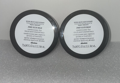davines YOUR HAIR ASSISTANT PREP RICH BALM conditioner for thick hair 2x 2.63 oz