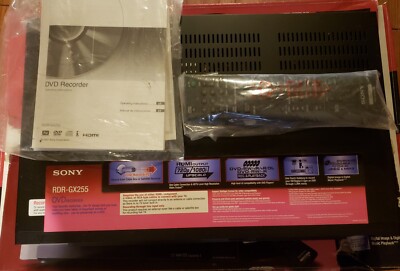 SONY DVD Recorder RDR-GX255 Unused New Open Box