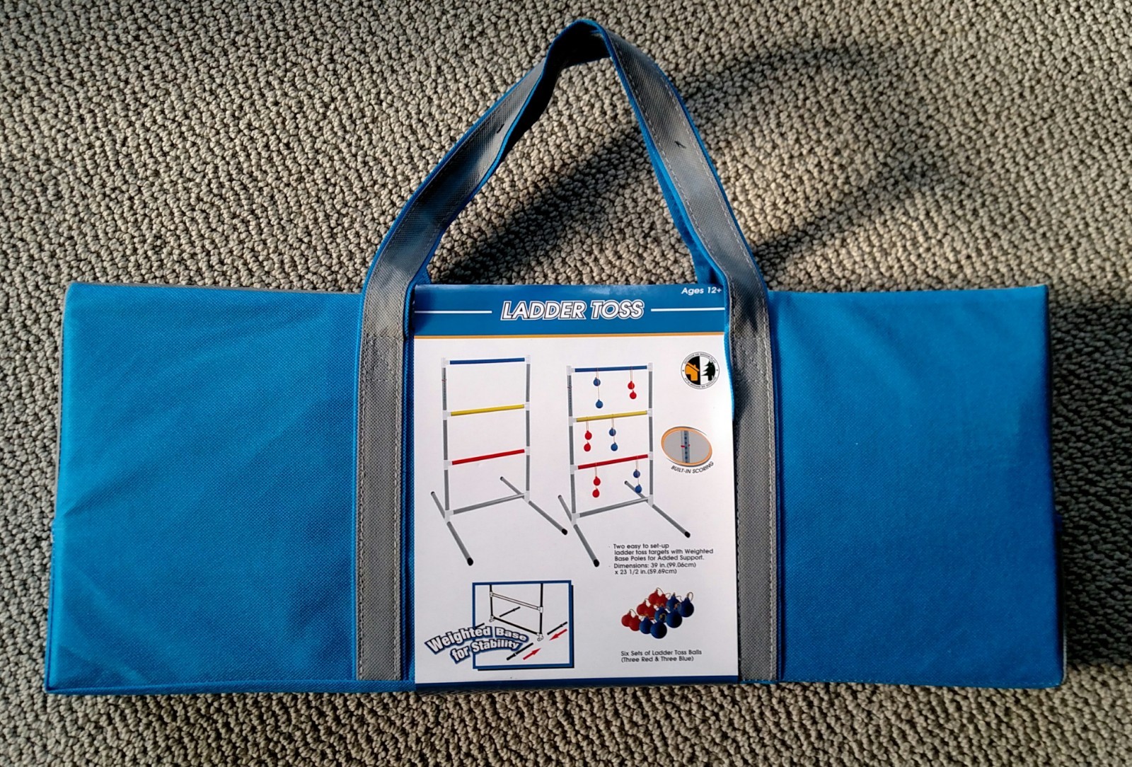 MD Sports Ladder Ball Toss Indoor Outdoor game with Carrying Case, Brand New