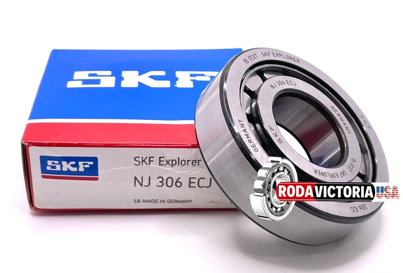 SKF GERMANY NJ306 ECJ Cylindrical Roller Bearing 30x72x19mm SKF GERMANY NJ306 ECJ Cylindrical Roller Bearing 30x72x19mm