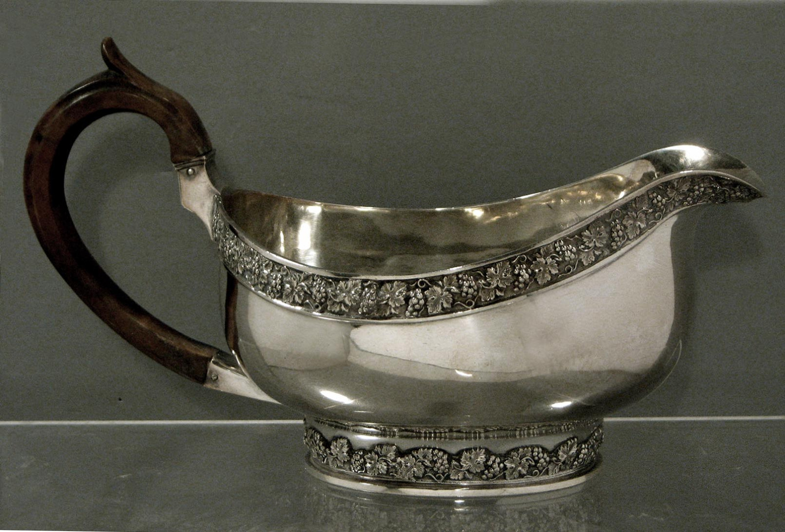 Chinese Export Silver Gravy Boats  (2) 1820 $18,500 - $12,500
