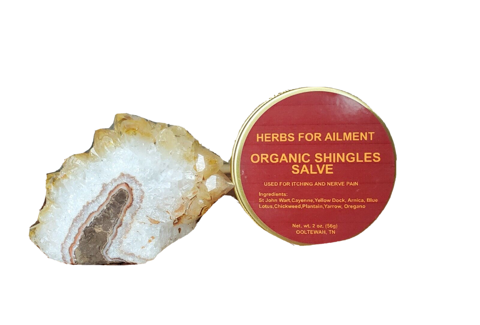 Shingles Salve/Balm Cream Organic Nerve Pain-Burning-Itching-Inflammation 56g