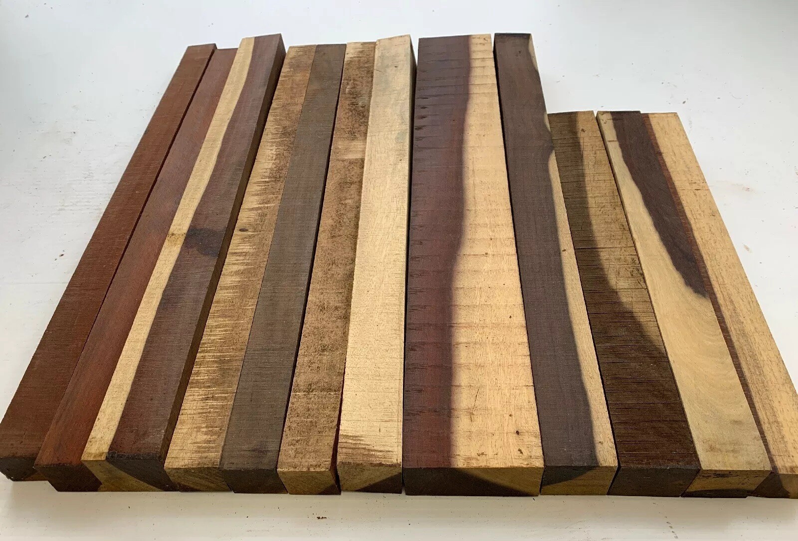 BEAUTIFUL! EXOTIC KATLOX, MEXICAN ROYAL EBONY WOOD CUTOFFS! 20 Pounds