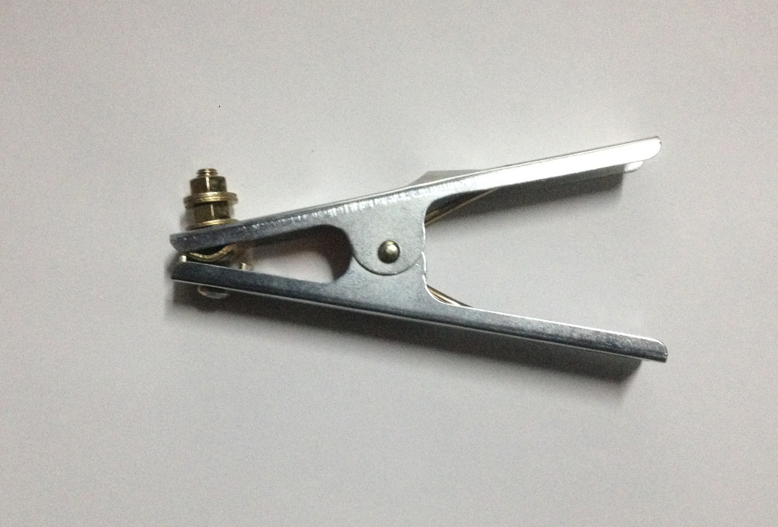 MORSETTO DI MASSA 200A A PINZA PER SALDATRICE SALDATURA SALDATORE MADE IN ITALY