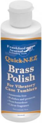 Frankford Arsenal Bottle of Ammonia-Free Quick-N-EZ Brass Polish for Tumbler and