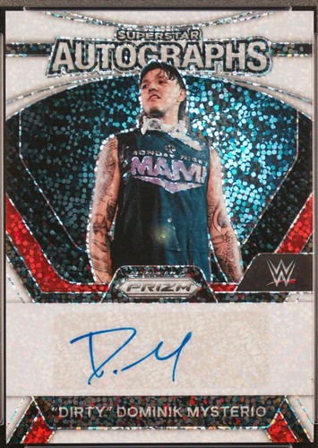スペシャルグラフィックドミニオン 2024 Panini Prizm WWE Superstar Autographs Blue “Dirty