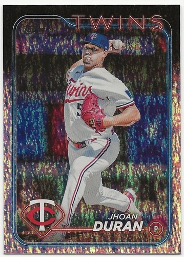 JHOAN DURAN SIGNED 2024 TOPPS SERIES ONE BASEBALL CARD
