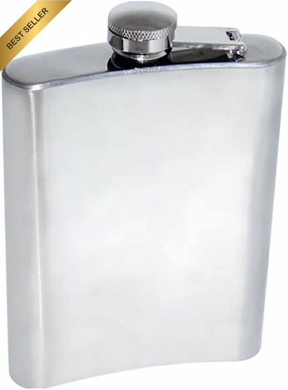 8Oz Stainless Steel Hip Flask 240ML Liquor Alcohol Bottle Whisky Whiskey Flask S