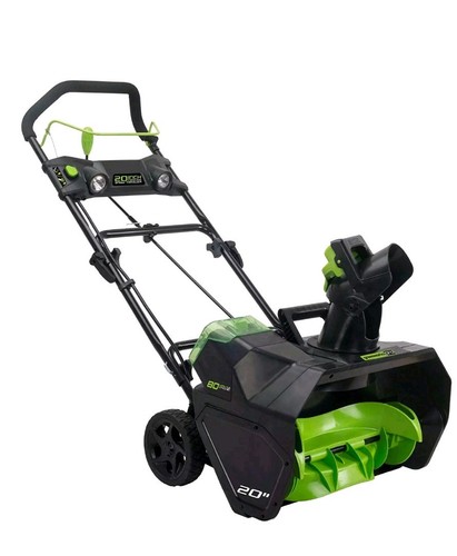 Greenworks PRO 20-Inch 80V Cordless Snow Thrower, Battery Not Included tool only