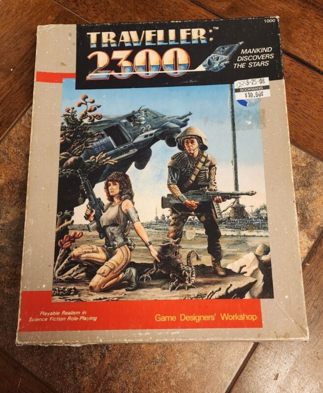 Traveller 2300 (1982) Box Set Science Fiction Rpg Like Firefly & D&D