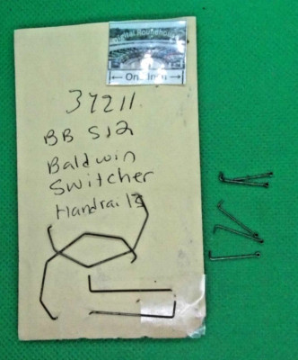 Athearn Locomotive Parts HO #437211 Baldwin S-12 Handrails - Details Below