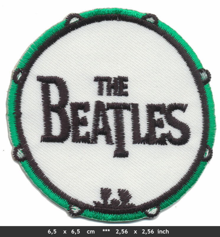 BEATLES Patch Embroidered Sew Iron Music Band Rock Pop Blues England Kult v3