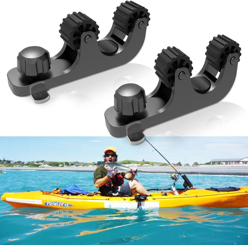 Pack of 2 Kayak Paddle Holder, Kayak Track Mount Accessories, Kayak Oar Holder