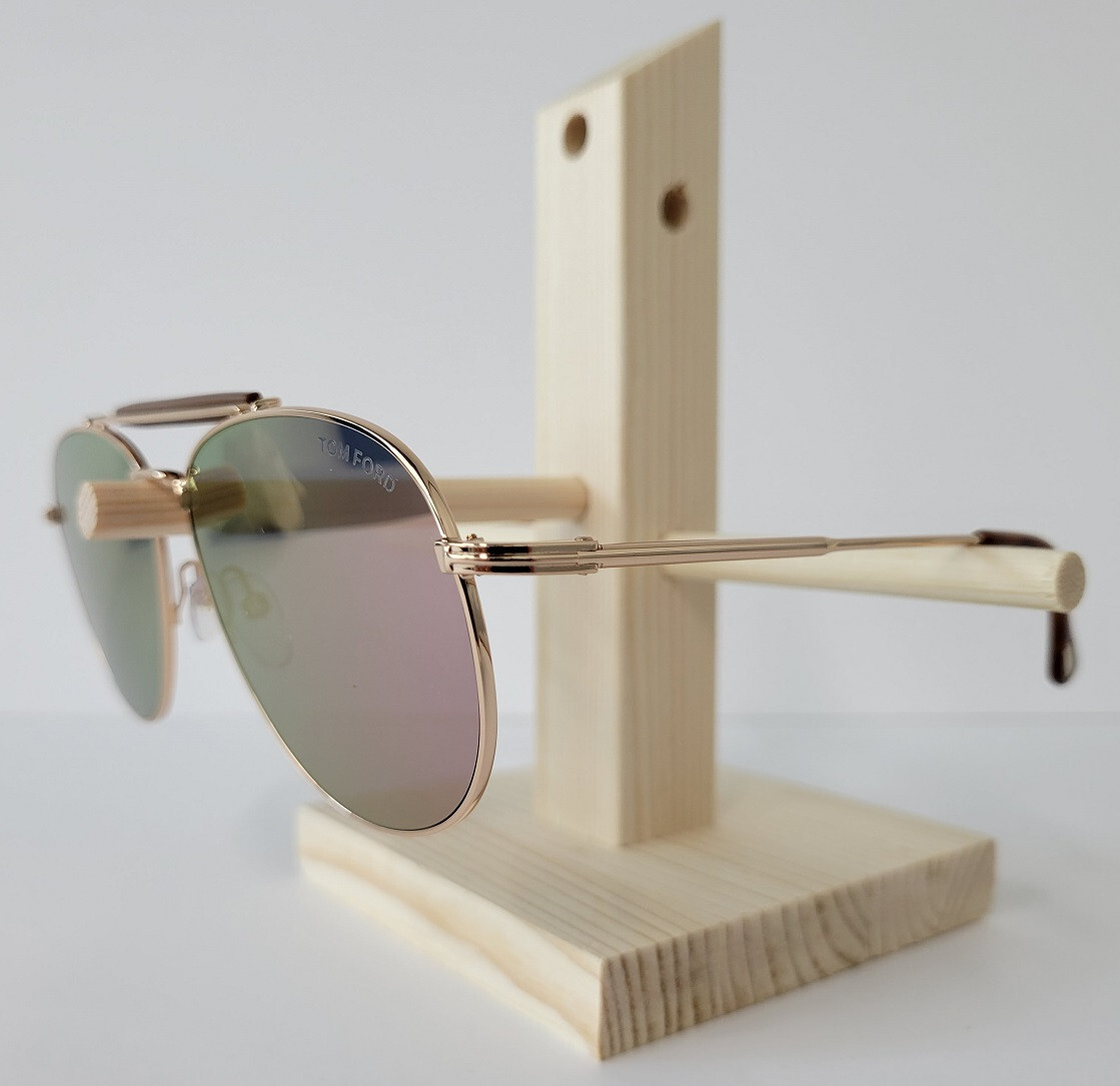 Pre-owned Tom Ford Tf-536 Sean Sunglasses Rose Gold 28z Authentic In Pink