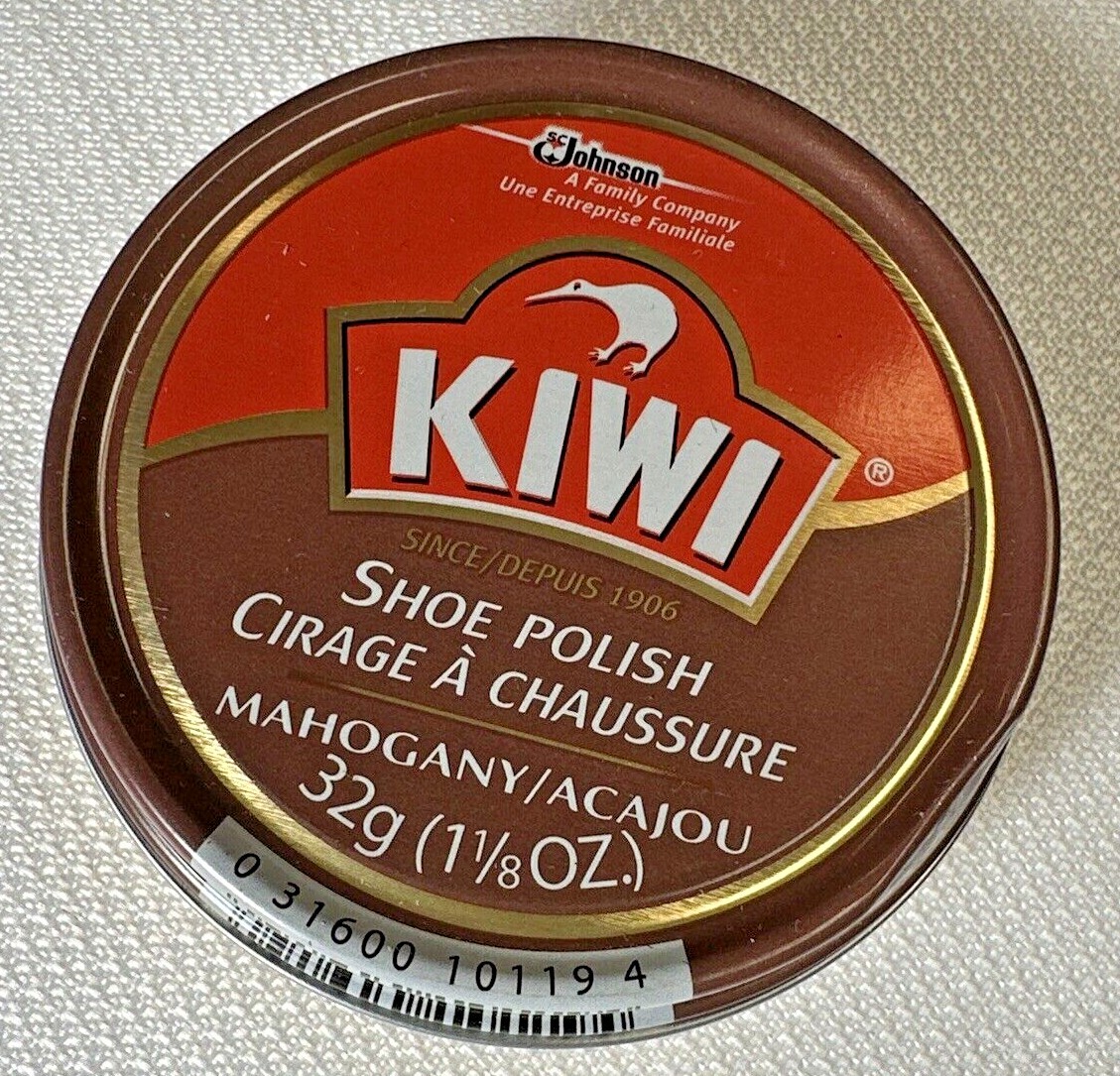Kiwi Premium Wax Paste Leather Shoe Polish Large 2.5 oz / Small 1.125