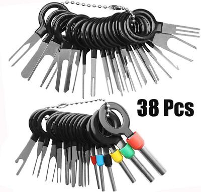 38 Pcs Automotive Terminal Removal Tool Car Wire Plug Connector Extractor Pin