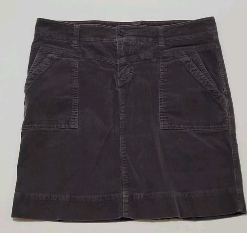 The North Face Gray Corduroy Mini Skirt Size 8 Women's