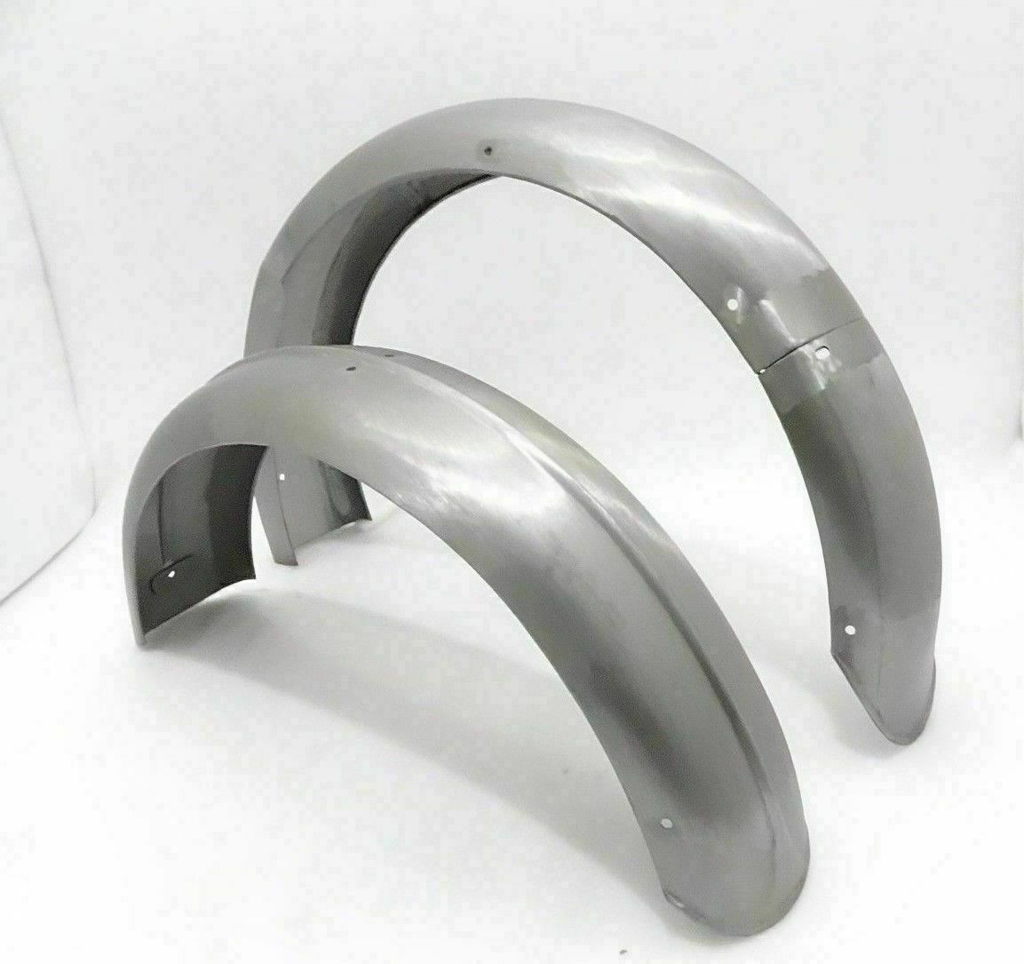 For Norton 16h Front and Rear Mudguard Fender Set Rwa Steel 