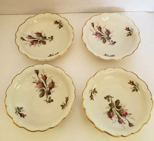 Rosenthal China Moss Rose Pompadour Set of 8 Fruit Bowls Germany