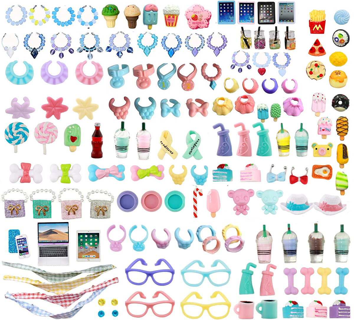 Littlest Pet Shop LPS Accessories Random 12PC For LPS Cat an
