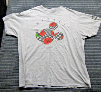 Neff Disney Mickey Mouse Too Many People Grow Up Men's XL Gray T-Shirt Tee