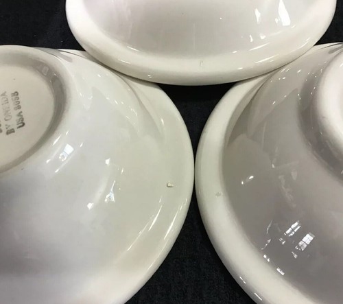 7 Buffalo By Oneida US Navy 5” Berry Fruit Bowls 5 Oz Fouled Anchor 805B USA