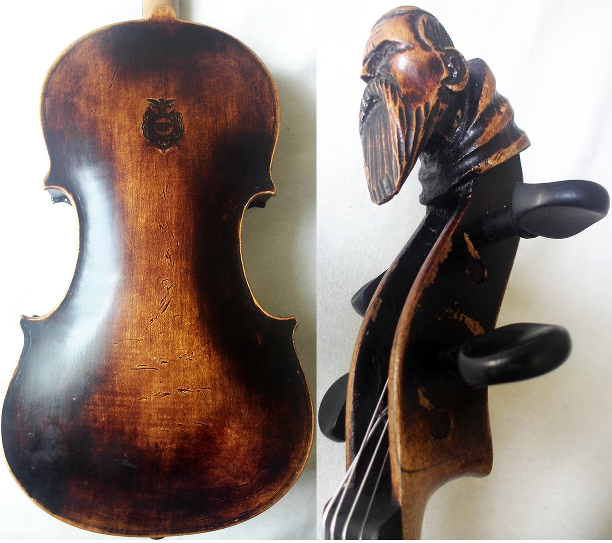 3/4 オールドヴァイオリン　(an old violin) オールドヴァイオリン（3/4サイズ）ドイツ 1840年頃 | オールド