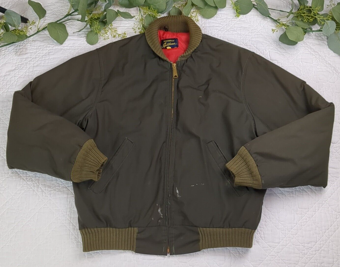 Active Stuff Vintage Hip Hop Color Block Bomber Wind Jacket
